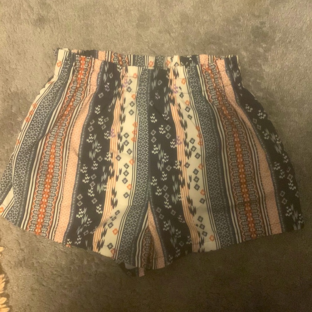 Small. Silky high waisted shorts